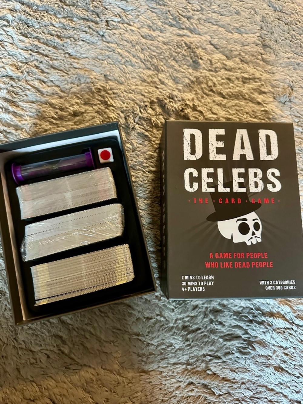 Dead Celebs Card Game Gift Republic 300+ Cards Sealed Complete